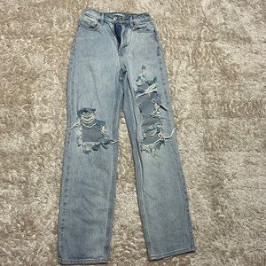 Blue Ripped Pacsun Jeans SIZE 22